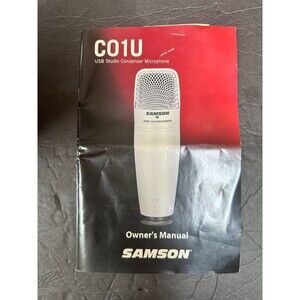 Samson C01U - USB Studio Condenser Microphone Condenser Cable Consumer...